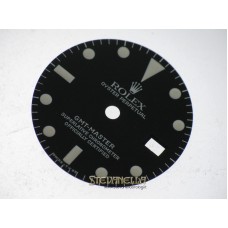 Quadrante nero 13/1675-0-10 T-05 Luminova Rolex Gmt Master ref. 1675 nuovo